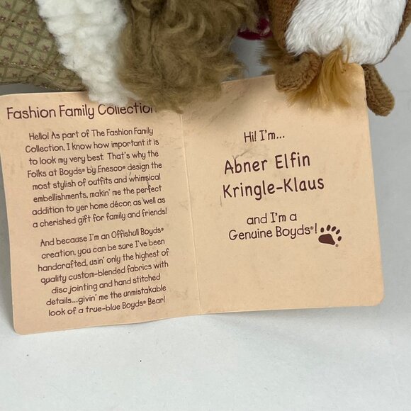 Boyds by Enesco Abner Elfin Kringle-Klaus Bear #4019137 - Picture 11 of 11